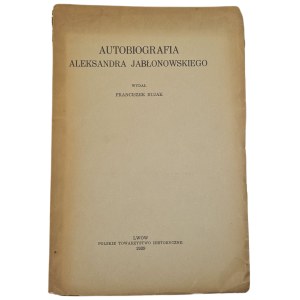 Aleksander JABŁONOWSKI - AUTOBIOGRAFIA, ed. 1939