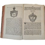 [Poľský herbár] Kacper Niesiecki – Poľská koruna [1728 – 1743] [komplet, elegantná väzba]