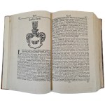 [Poľský herbár] Kacper Niesiecki – Poľská koruna [1728 – 1743] [komplet, elegantná väzba]
