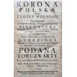 [Poľský herbár] Kacper Niesiecki – Poľská koruna [1728 – 1743] [komplet, elegantná väzba]