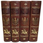[Poľský herbár] Kacper Niesiecki – Poľská koruna [1728 – 1743] [komplet, elegantná väzba]
