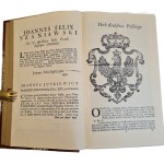 [Poľský herbár] Kacper Niesiecki – Poľská koruna [1728 – 1743] [komplet, elegantná väzba]