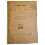 Montesquieu - O duchu praw [Warszawa, 1927]