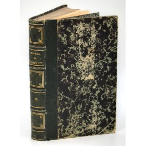 Adam Mickiewicz – Poézia. Zozbierané diela / Ouvres poétiques complètes, zväzok II, [vo francúzštine, 1859]