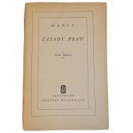 MABLY (Gabriel) – ZÁSADY PRÁVA, zväzok II, vydanie z roku 1952