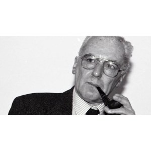 TOEPLITZ KRZYSZTOF TEODOR - autograf na zaproszeniu z 1986 r.