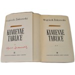 ŻUKROWSKI Wojciech – KAMIENNE TABLICE, č. I–II, vyd. 1969 [AUTOGRAF]