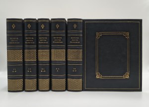 Linde Samuel Bogumił - Słownik języka polskiego [t. I-V, 1807-1812] [wydanie pierwsze] [piękna oprawa gabinetowa]