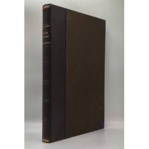 THE GREAT GEOGRAPHICAL ATLAS with an index of place names and explanatory text, Warsaw 1904. Large folio format!