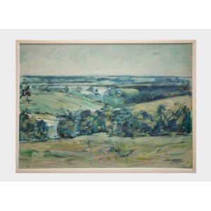 Ireneusz Józefczuk (ur. 1957), „Pejzaż”, olej, 1994