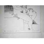 Bronisław Liberda, Akt, grafika, 1981