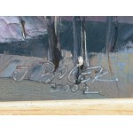J. Bocek, Pejzaż górski, olej/dykta, 2002