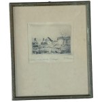 Unknown artist, “Landscape along the Warta River,” drypoint