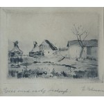 Unknown artist, “Landscape along the Warta River,” drypoint