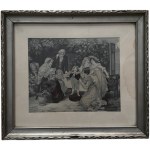 The Neyret Brothers, according to F. Morgan, Family Scene in the Garden, France, 19th century.