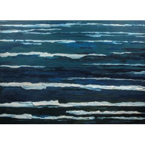 Edward Dwurnik (1943-2018), Image No. 82, from the series Blue (XX), 1992