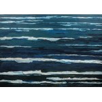 Edward Dwurnik (1943-2018), Obraz nr 82, z cyklu Błękitny (XX), 1992