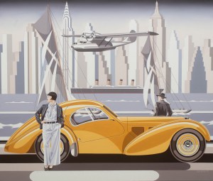Tomasz Kostecki (ur. 1964), Kobieta i żółte Bugatti, 2026