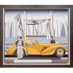 Tomasz Kostecki (b. 1964), Woman and yellow Bugatti, 2026