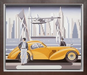 Tomasz Kostecki (ur. 1964), Kobieta i żółte Bugatti, 2026