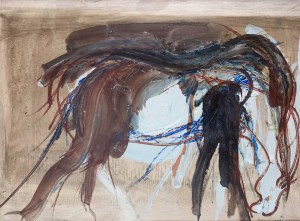 Hugon Lasecki (ur. 1932), Koń, 1991