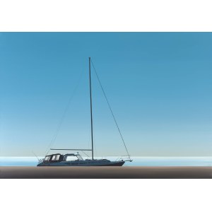 Tomasz Kołodziejczyk (né en 1976), Yacht gris, 2025