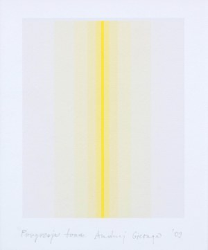 Andrzej Gieraga (ur. 1934), Progresja tonu, 2009