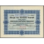 Poland, action for 50,000 marks, 5.03.1923, Inowrocław