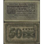 Lithuania, 50 cents, 16.11.1922