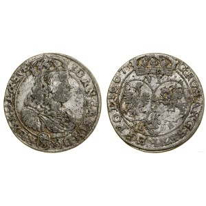 Polska, szóstak, 1667, Bydgoszcz