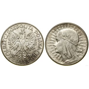 Poland, 10 zlotys, 1932, England