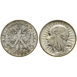 Poland, 5 zlotys, 1933, Warsaw