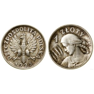 Polsko, 1 zlotý, 1925, Londýn