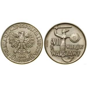 Poland, 10 zlotych, 1965, Warsaw