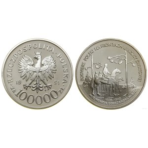 Poland, 100,000 zloty, 1991, Warsaw