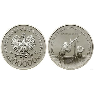 Poland, 100,000 zloty, 1991, Warsaw