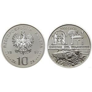 Polska, zestaw na 1.000 rocznicę śmierci św. Wojciecha, 1997