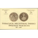 Polska, zestaw na 1.000 rocznicę śmierci św. Wojciecha, 1997