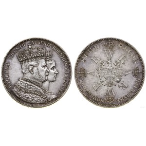 Germany, coronation thaler (Vereinstaler), 1861 A, Berlin