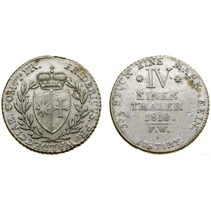 Niemcy, 1/4 talara, 1810 FW, Arolsen