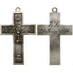 France, cross in commemoration of First Communion, 1886 - date of engraving