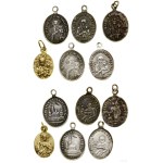Poland, set of 6 medallions with religious themes, (late 19th / early 20th century)