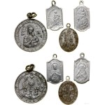 Devotional items, medallions with religious themes, (20th century)