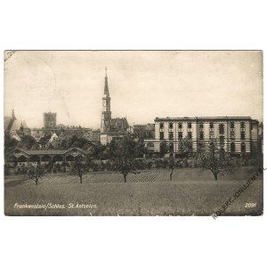 [ZĄBKOWICE ŚLĄSKIE. St. Anthony’s Hospital] Frankenstein/Schles. St. Antonius. Published by Geyer &amp; Co.