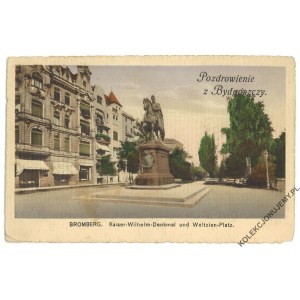 [BYDGOSZCZ. Monument to Emperor Wilhelm I. Freedom Square] Bromberg. Kaiser Wilhelm Monument and World Peace Square