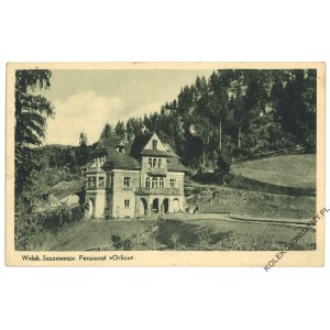 [SZCZAWNICA] View of Szczawnica. Orlica Guesthouse. Published by J. Świerz