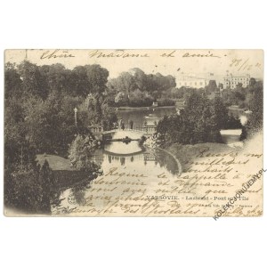 [WARSAW. Ujazdowski Park. Incorrect description] VARSOVIE. Lazienki - Pont sur l'ile