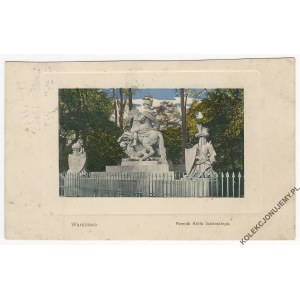WARSAW. Monument to King Sobieski. Published by E. G. S., Stockholm [Ernst G. Svanstrem, Stockholm]
