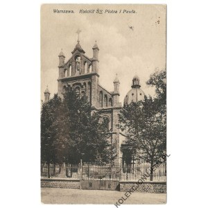 WARSAW. The Church of St. Peter and St. Paul. Published by K. Wojutyński