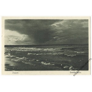 [SOPOT. Moře. Bouře] Sopot. Bouřková vichřice